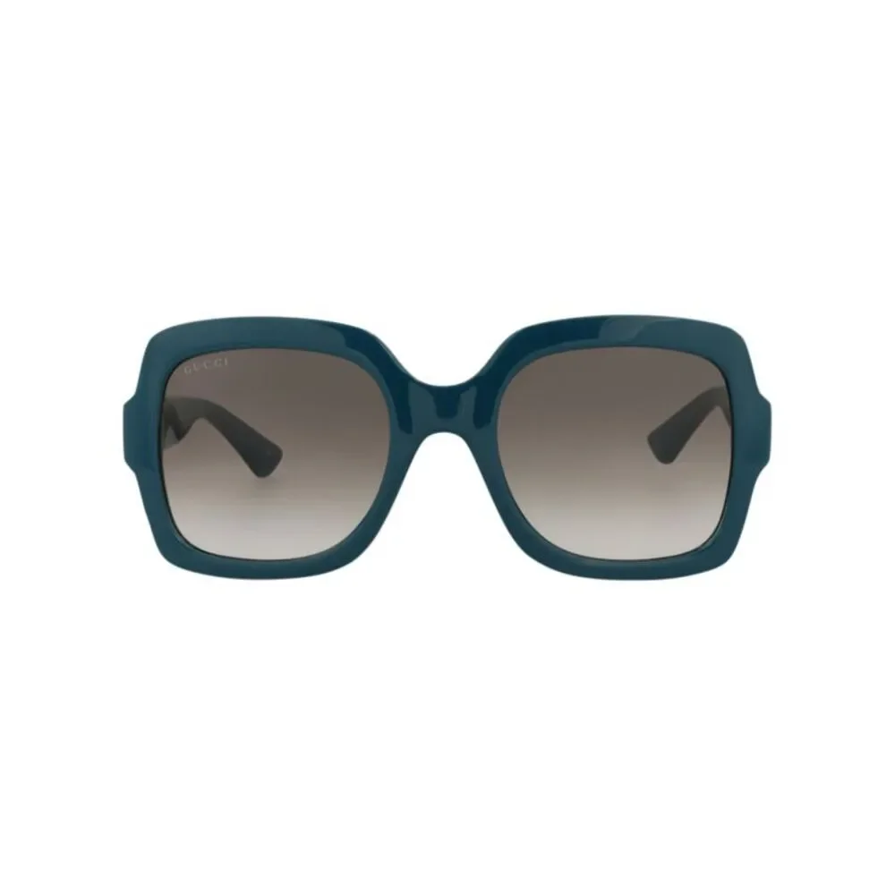 Gucci Square-Frame Acetate Sunglasses Blue Womens